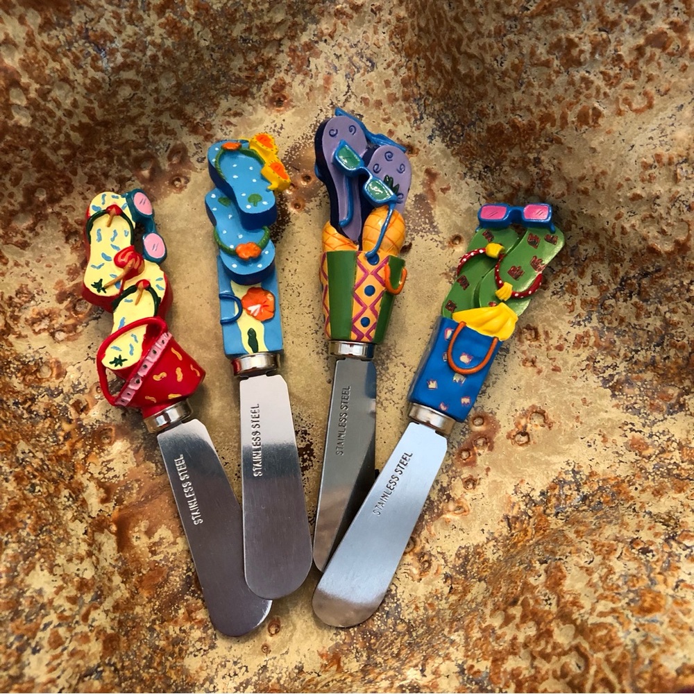 NEW! 4 Ambiance Collections 🩴 Flip Flops 🩴 Spreaders Set (for dips & spreads)